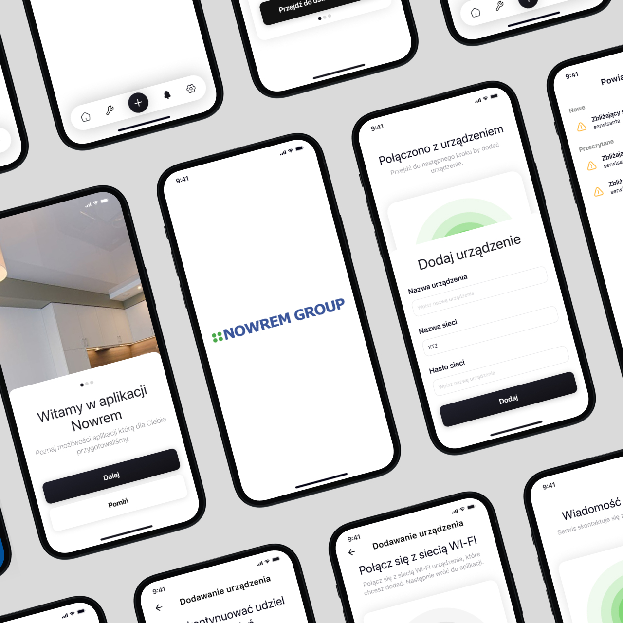 Nowrem App – Zarządzanie urządzeniami IoT